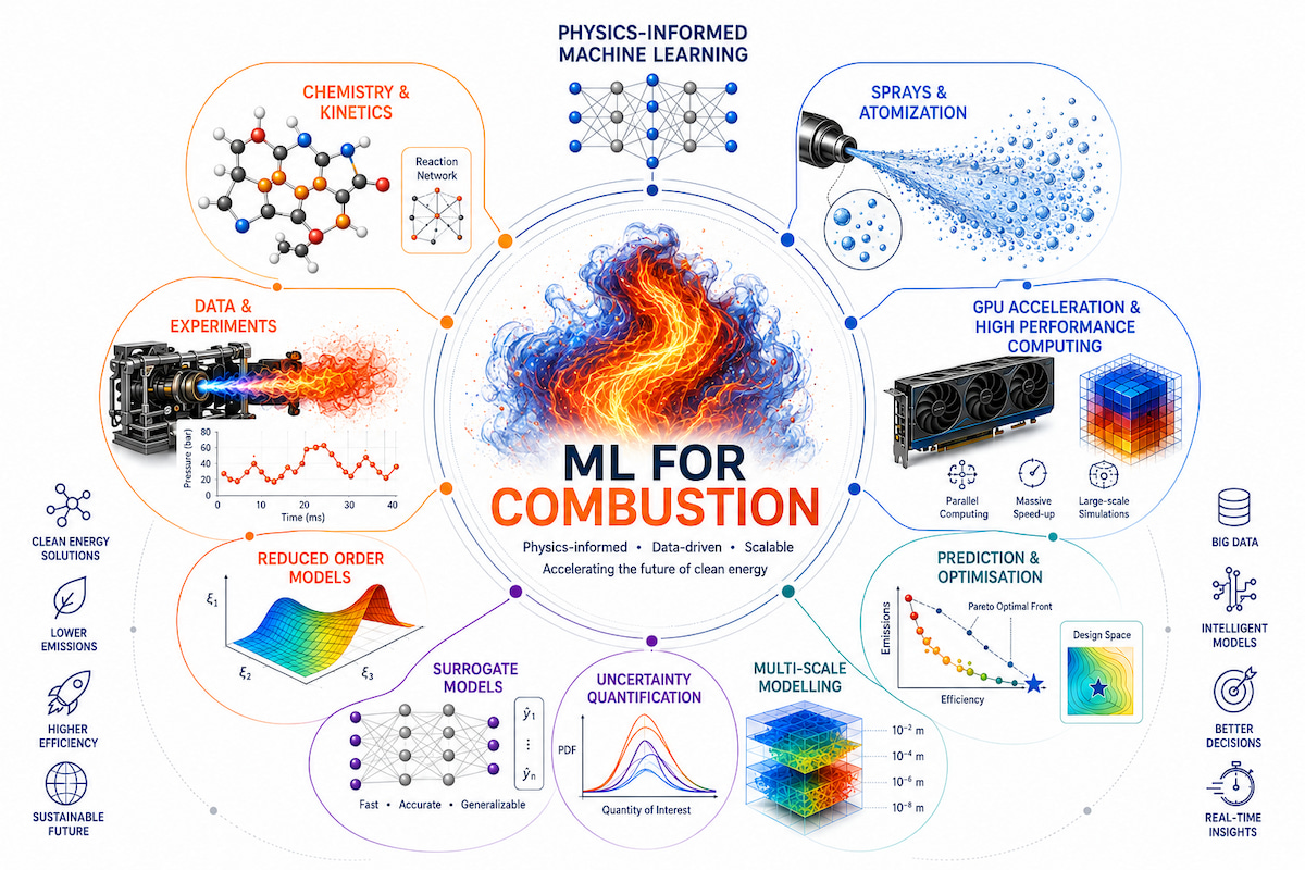 Machine learning for combustion